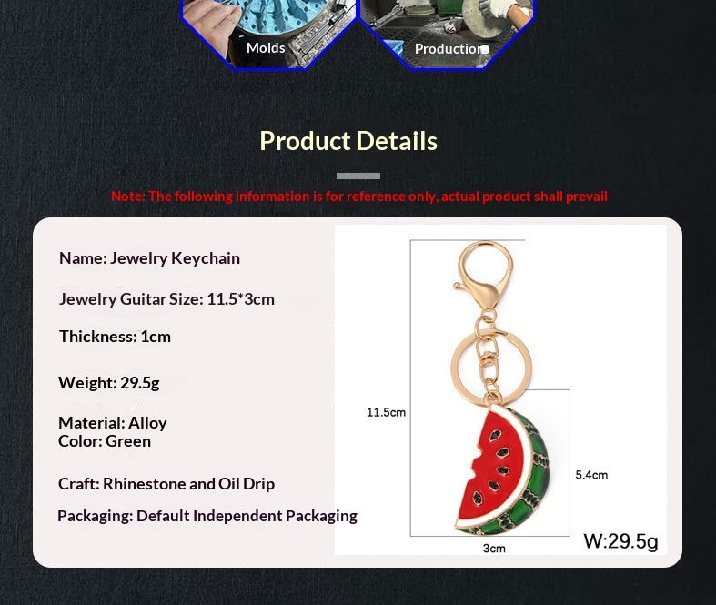Fruit Watermelon Ornament Hanging Decoration - Cozy Haven