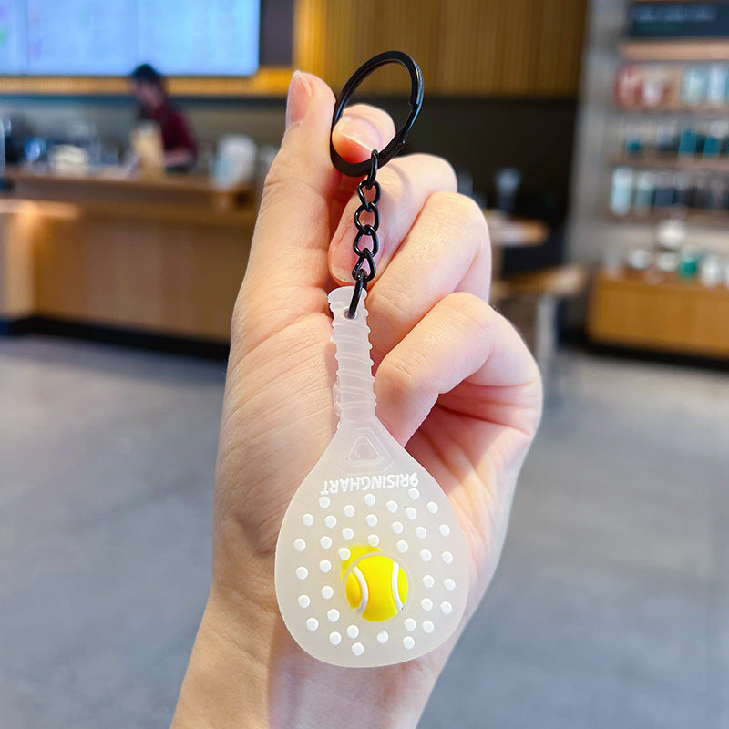 Creative Tennis Racket Sports Keychain Pendant - Cozy Haven