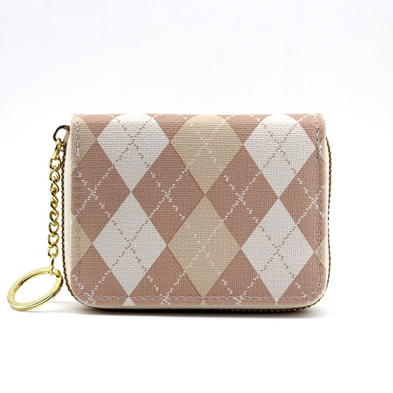 Diamond Zipper Coin Purse Large Capacity - Cozy Haven