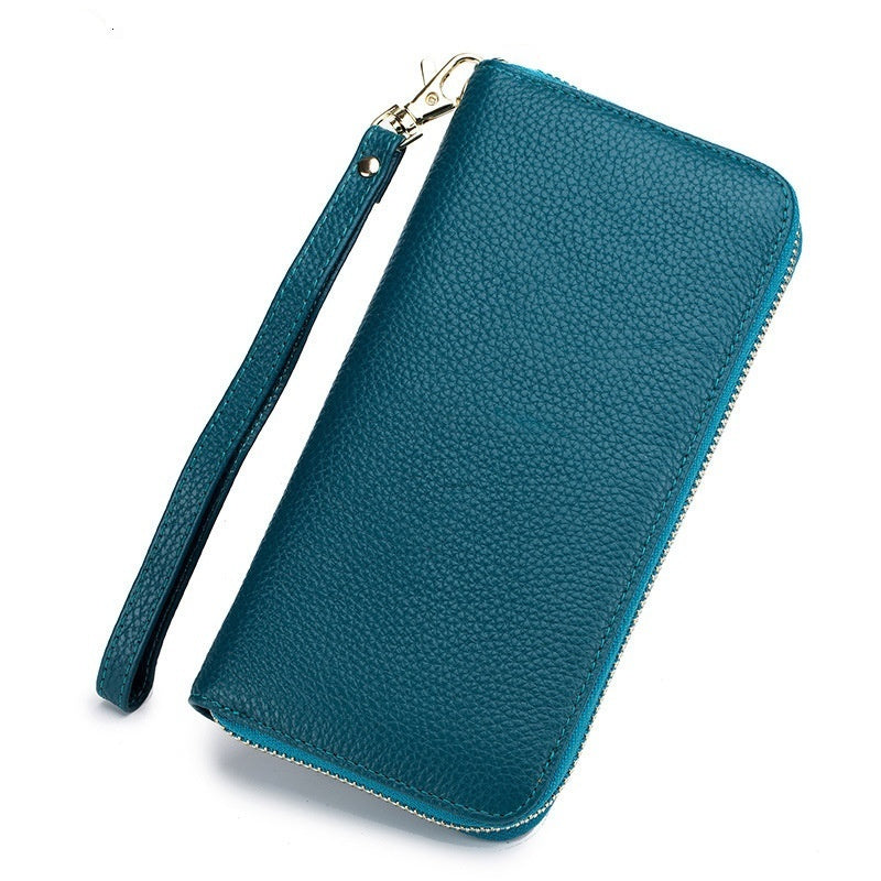 Tassel Top-grain Leather Zippered Womens Wallet - Cozy Haven