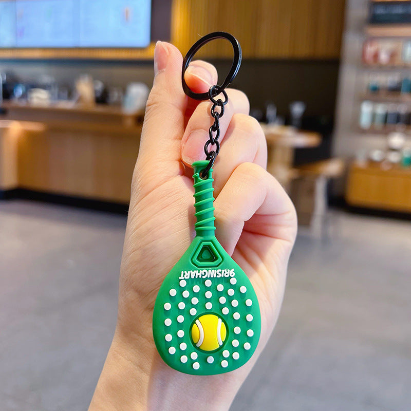 Creative Tennis Racket Sports Keychain Pendant - Cozy Haven
