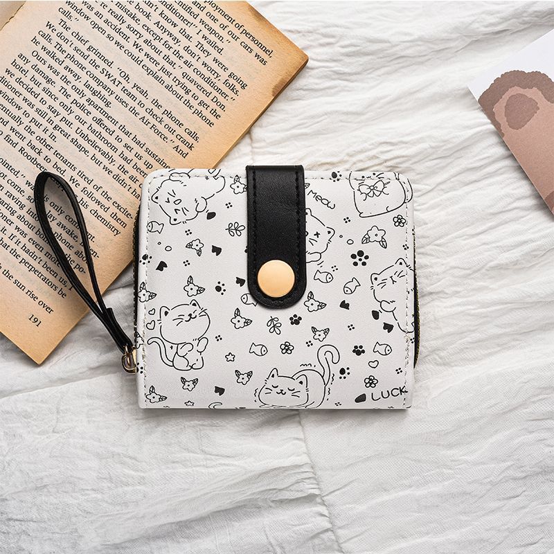 New Japanese-style Wallet Cute Cartoon Short Design - Cozy Haven