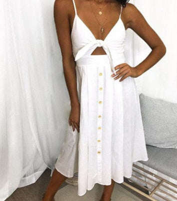 Women Summer Dresses Sleeveless Backless Strap Long Close-fitting Sheath Female Party Evening Dresses Vestidos - Cozy Haven