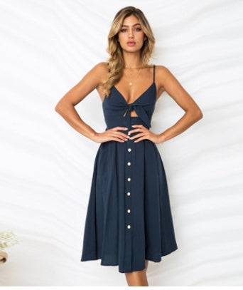 Women Summer Dresses Sleeveless Backless Strap Long Close-fitting Sheath Female Party Evening Dresses Vestidos - Cozy Haven