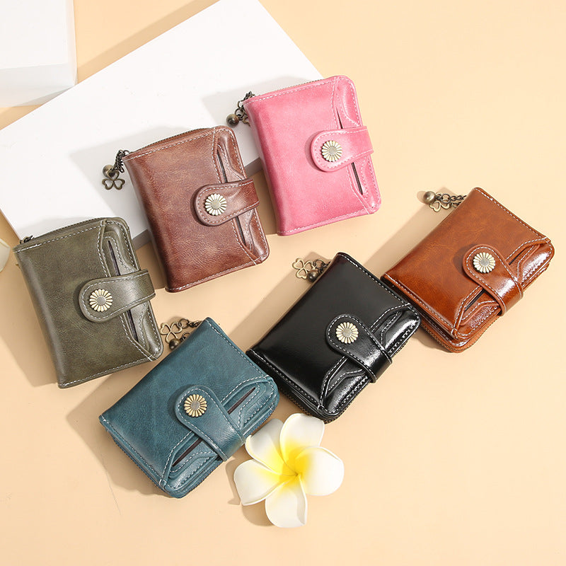 New Womens Wallet Fashionable Tassel Design Zip-around Short Style With Multiple Card Slots - Cozy Haven