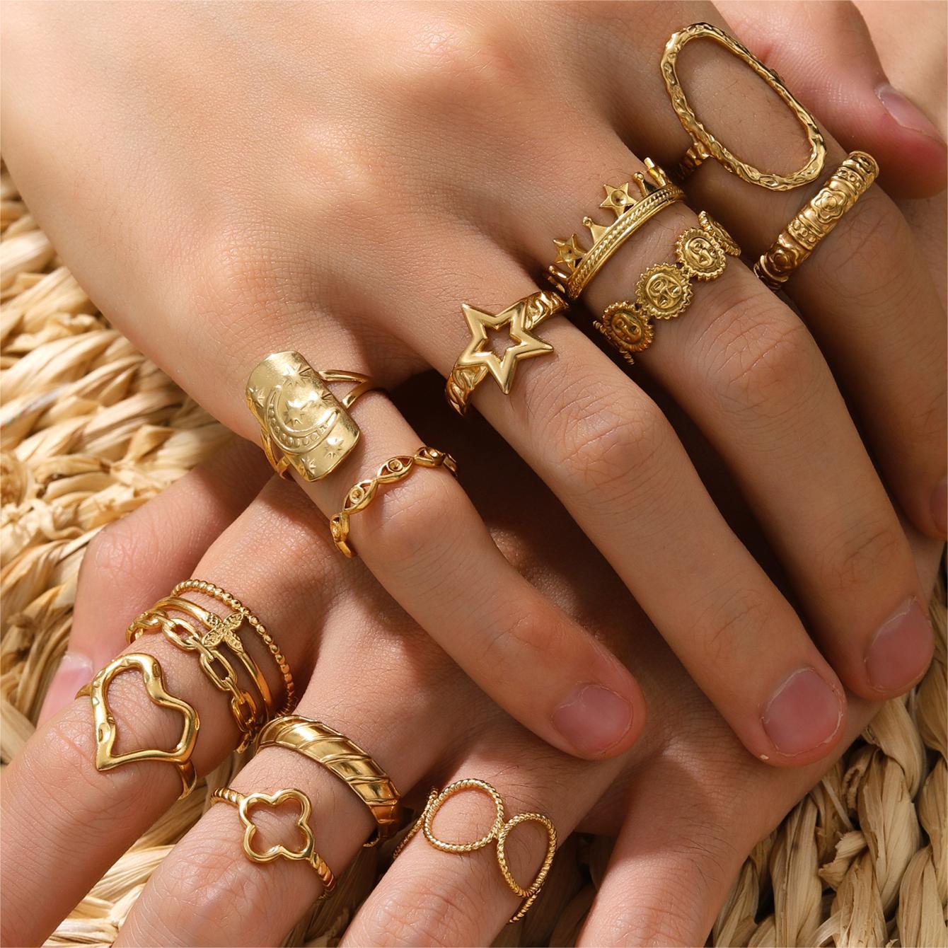 French-style Starsunmoon Ring For Women - Cozy Haven