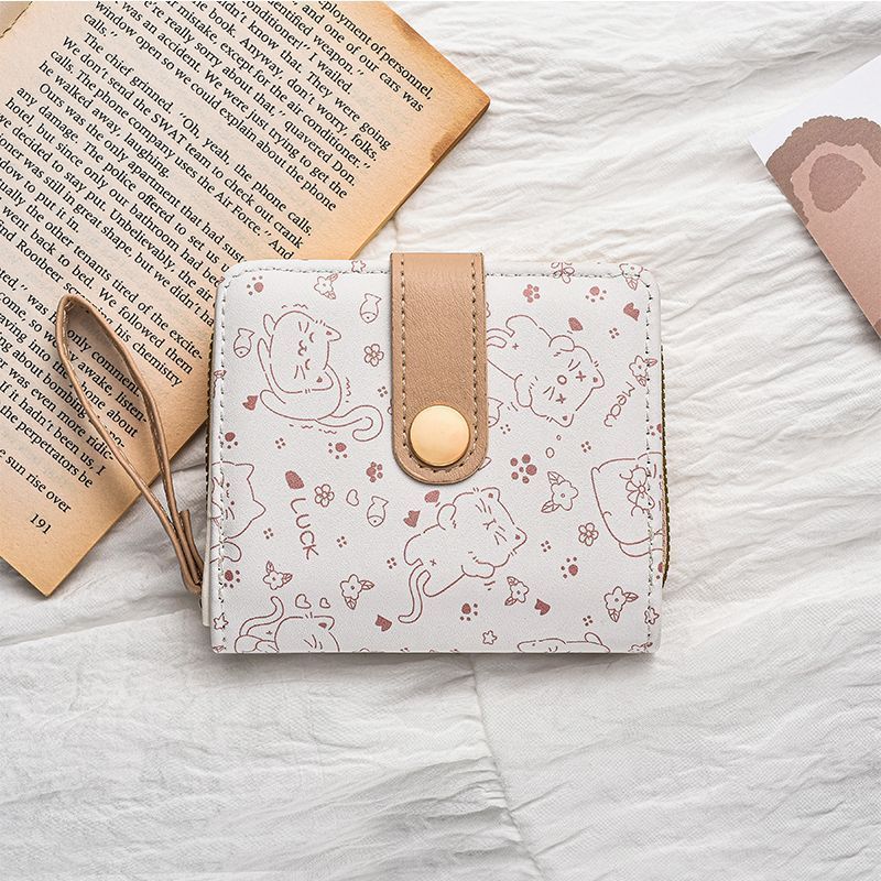 New Japanese-style Wallet Cute Cartoon Short Design - Cozy Haven