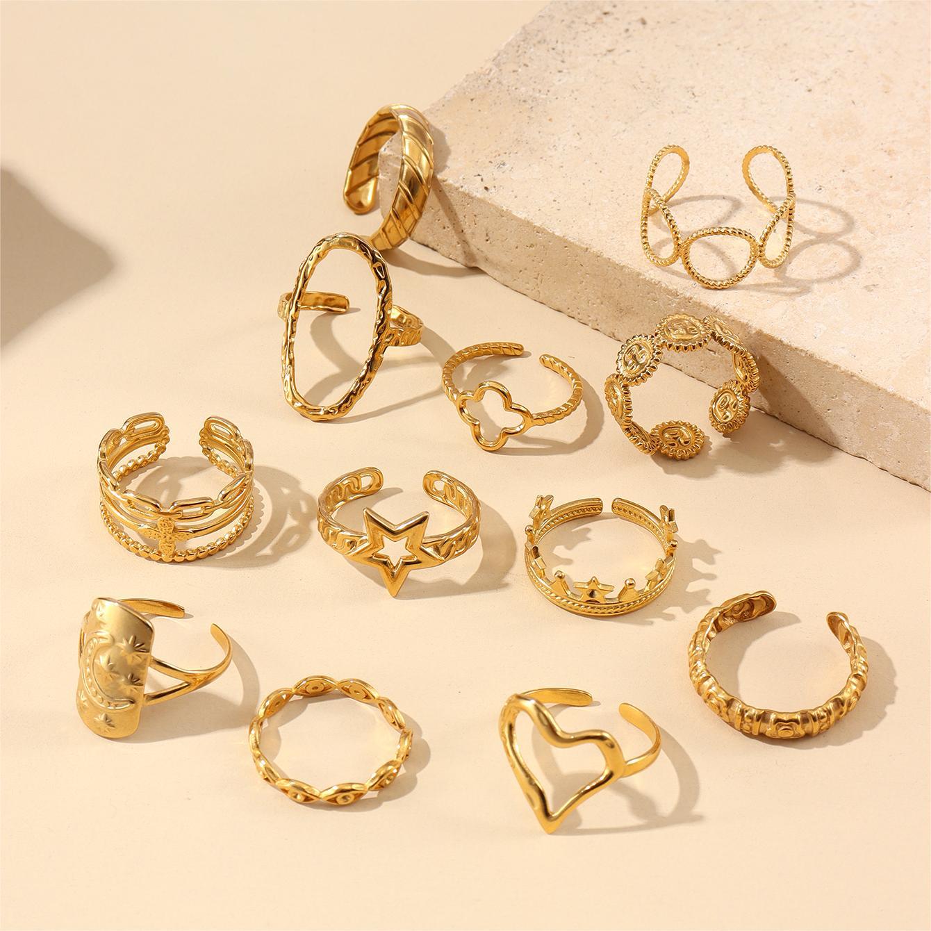 French-style Starsunmoon Ring For Women - Cozy Haven