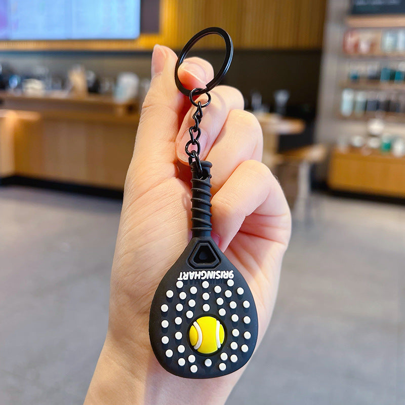 Creative Tennis Racket Sports Keychain Pendant - Cozy Haven