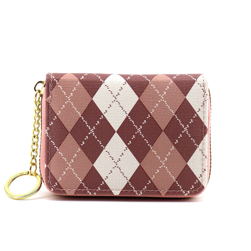 Diamond Zipper Coin Purse Large Capacity - Cozy Haven