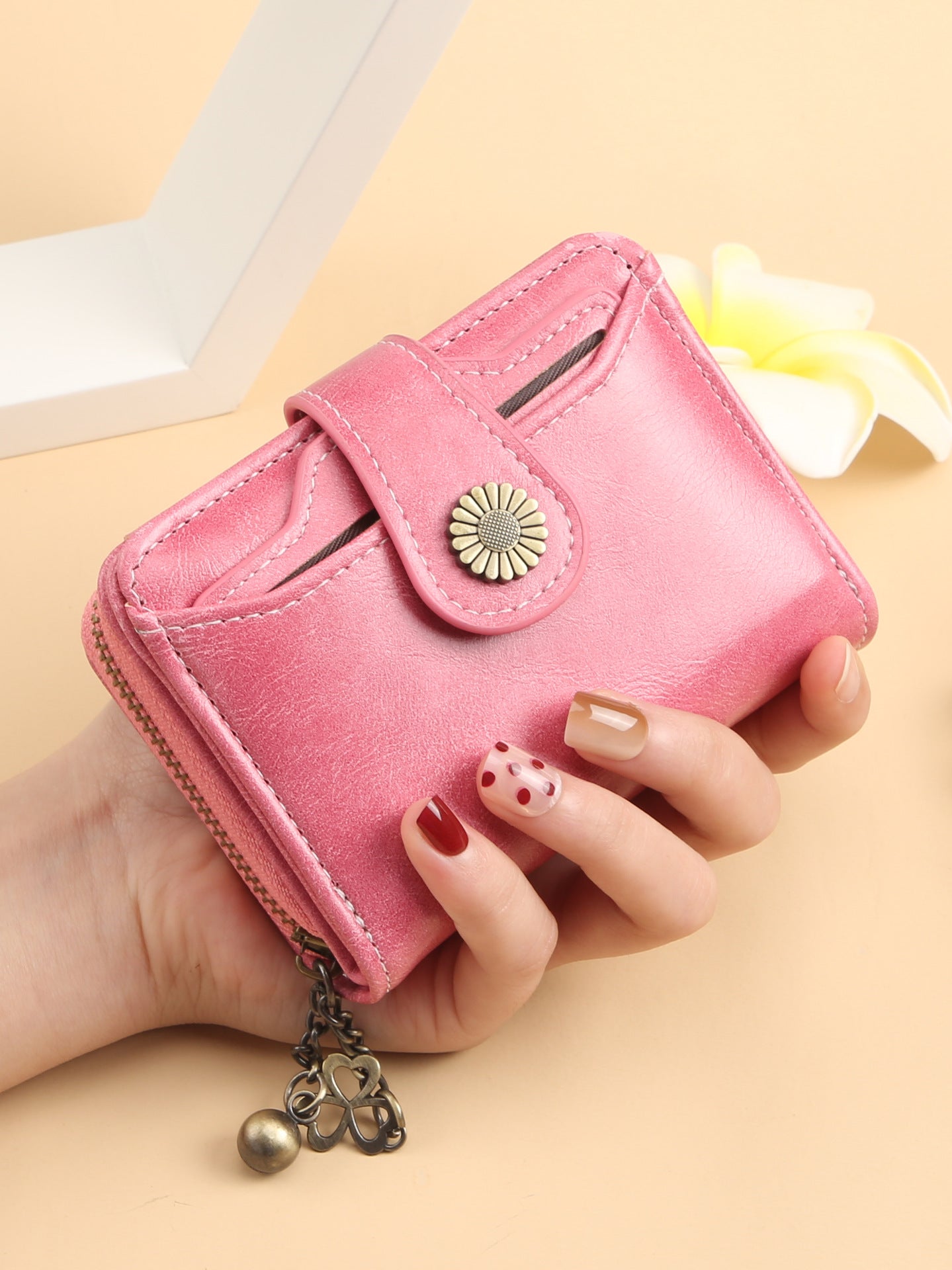 New Womens Wallet Fashionable Tassel Design Zip-around Short Style With Multiple Card Slots - Cozy Haven
