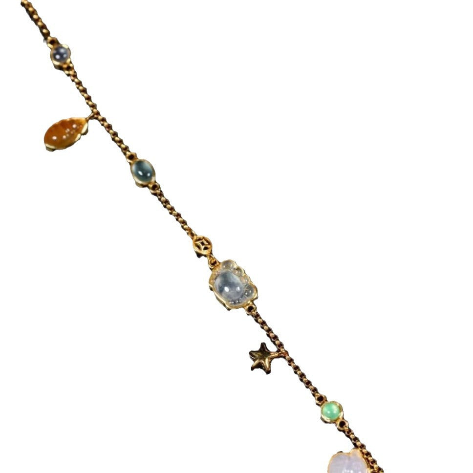 Summer Forest-Style Starfish And Shell Anklet For Women - Cozy Haven