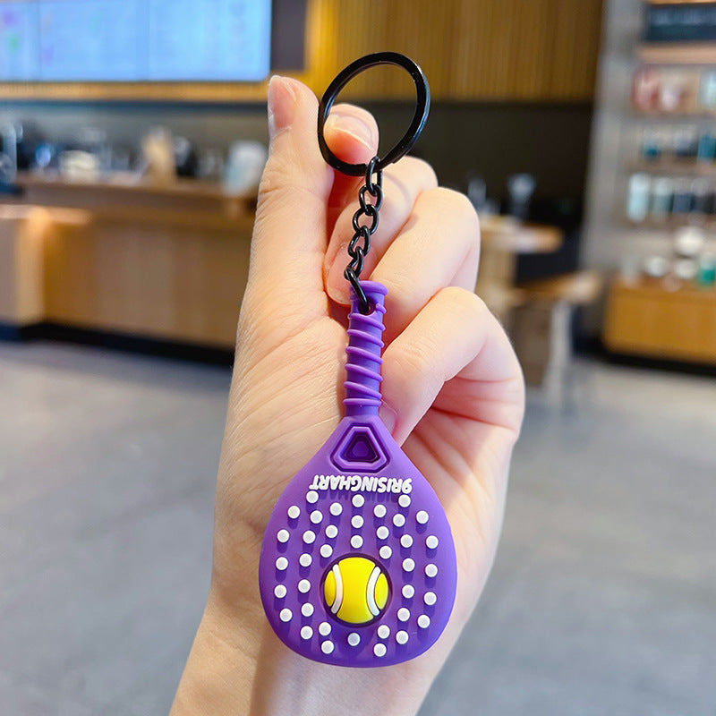 Creative Tennis Racket Sports Keychain Pendant - Cozy Haven