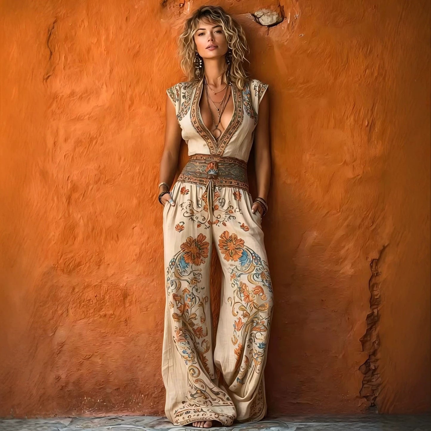 The Desert Dream Boho Jumpsuit - Cozy Haven