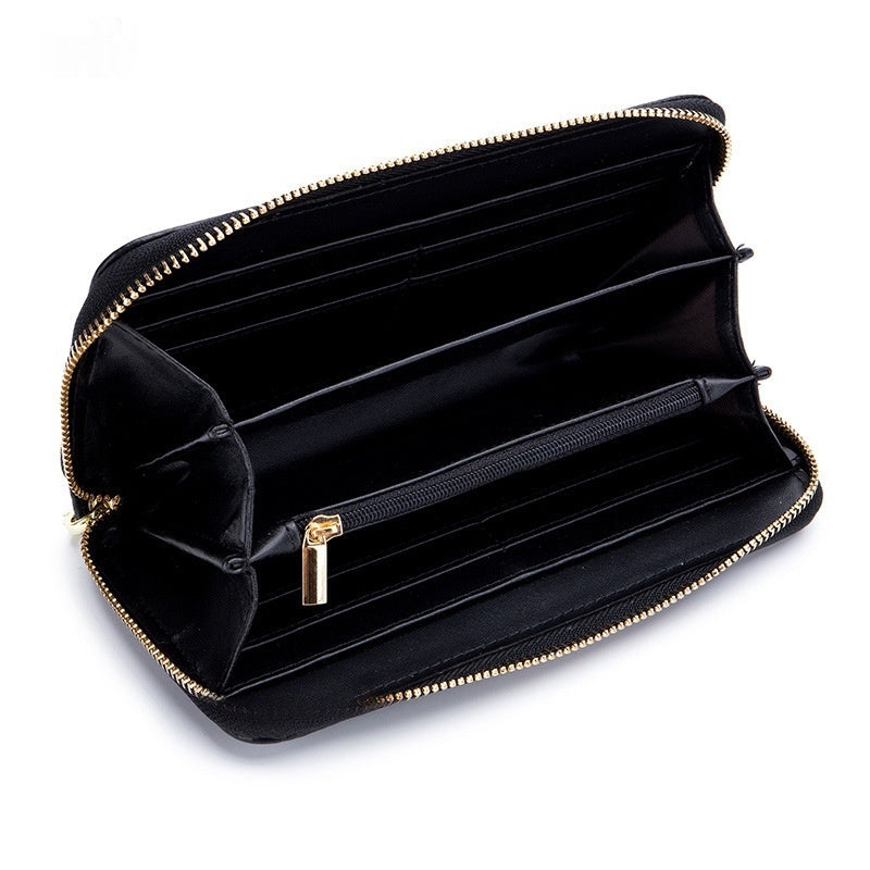 Tassel Top-grain Leather Zippered Womens Wallet - Cozy Haven