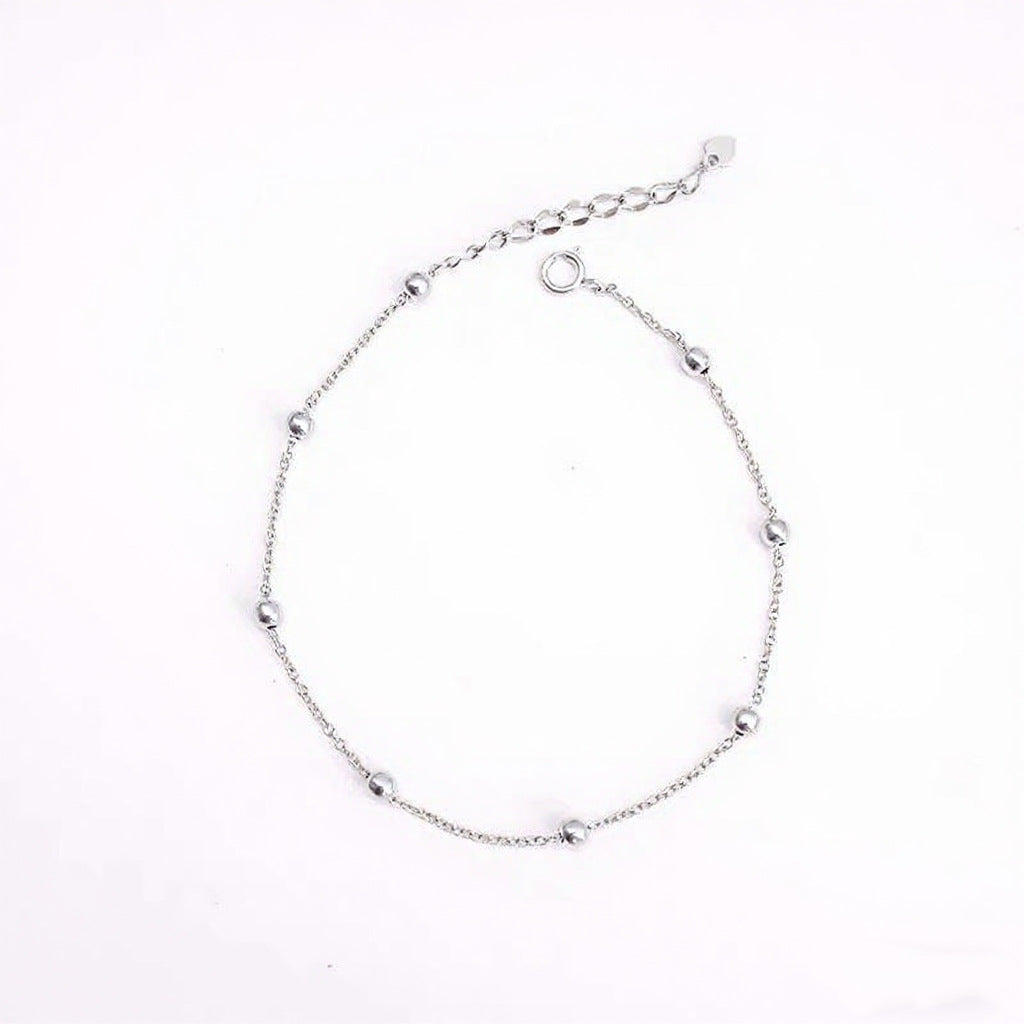 S925 Sterling Silver 14K Gold plated Minimalist Anklet For Women - Cozy Haven