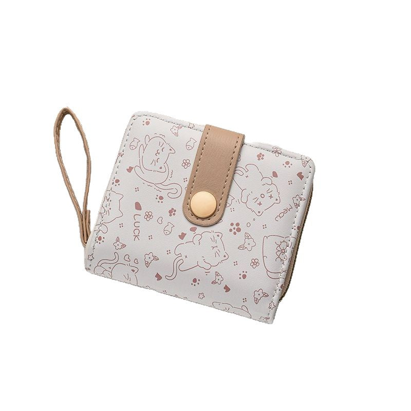 New Japanese-style Wallet Cute Cartoon Short Design - Cozy Haven