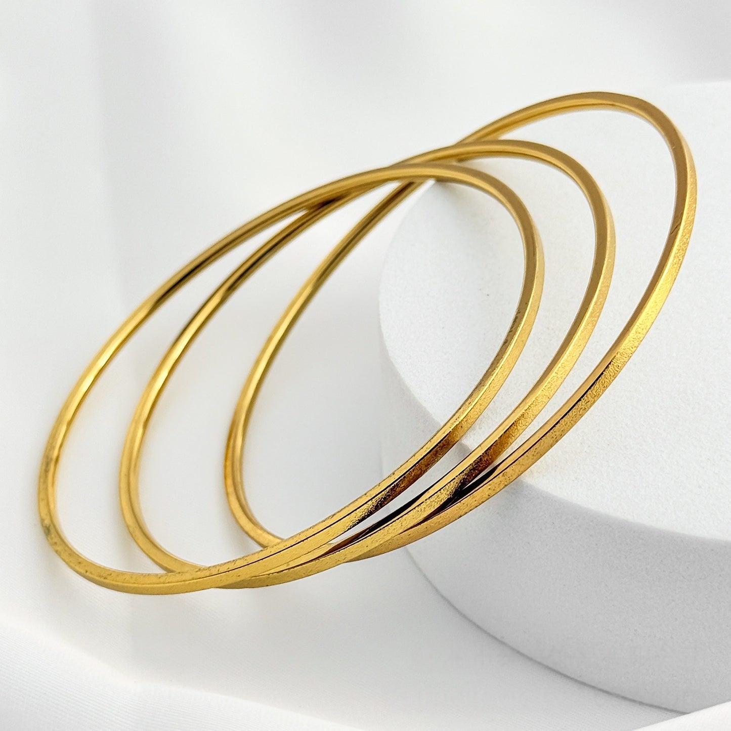 Simple Stainless Steel Bracelets In Multiple Styles - Cozy Haven