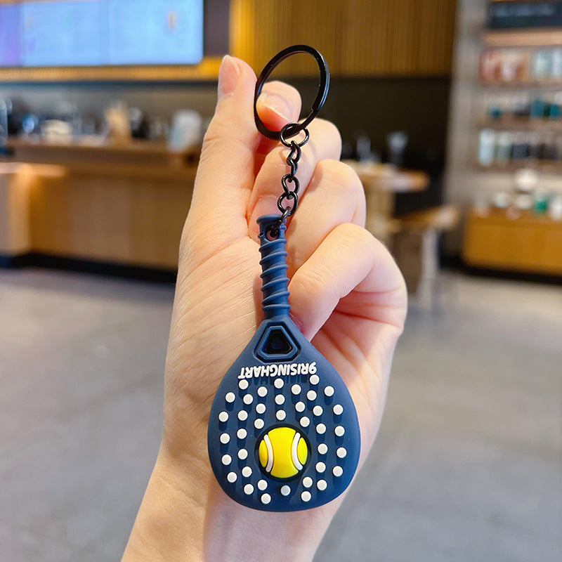 Creative Tennis Racket Sports Keychain Pendant - Cozy Haven