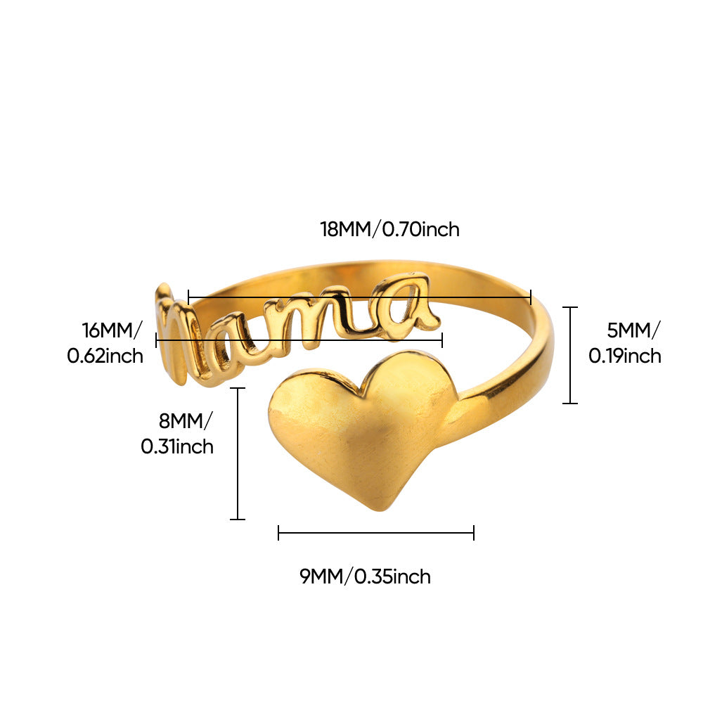 Geometric Line-cut Hollow Mens And Womens Ring - Cozy Haven