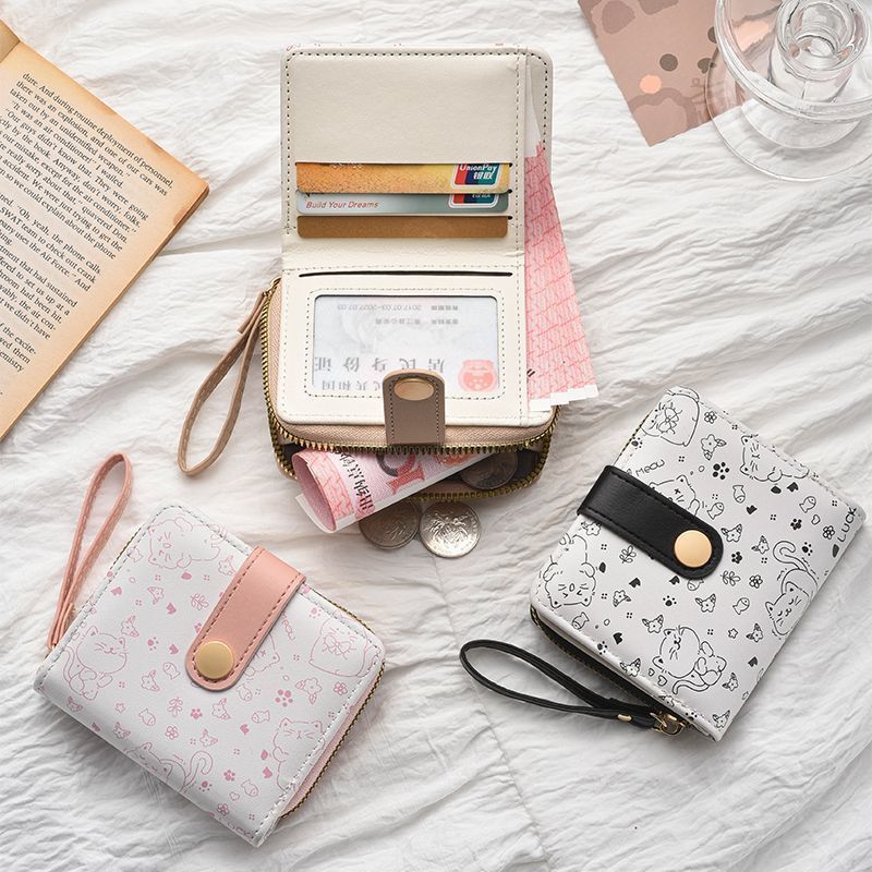 New Japanese-style Wallet Cute Cartoon Short Design - Cozy Haven